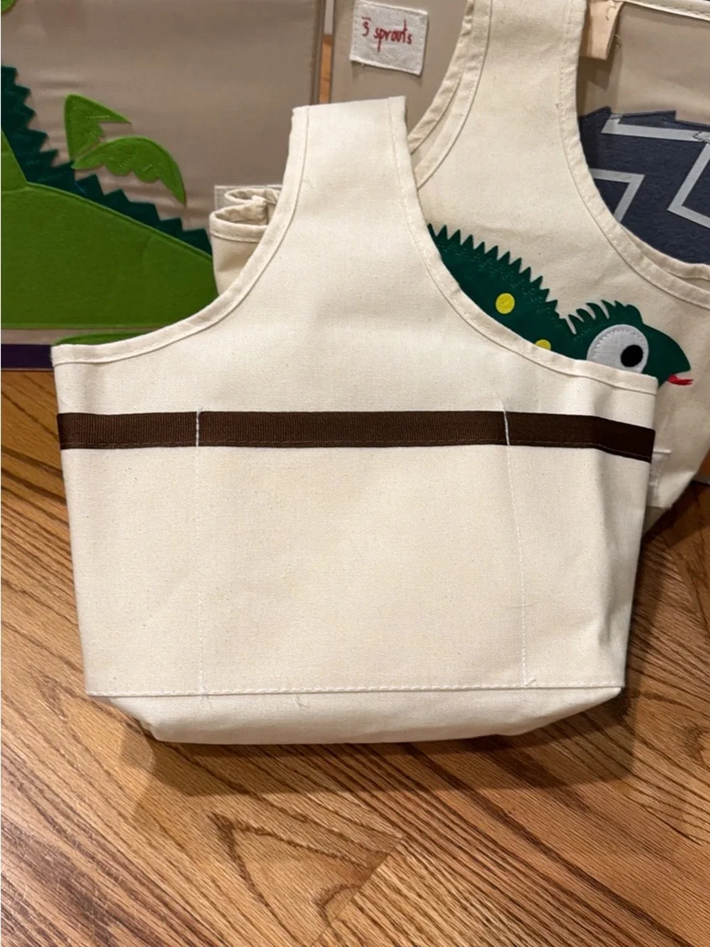3 Sprouts Kids Animal Canvas Storage Bins (3) & 2 Art caddies